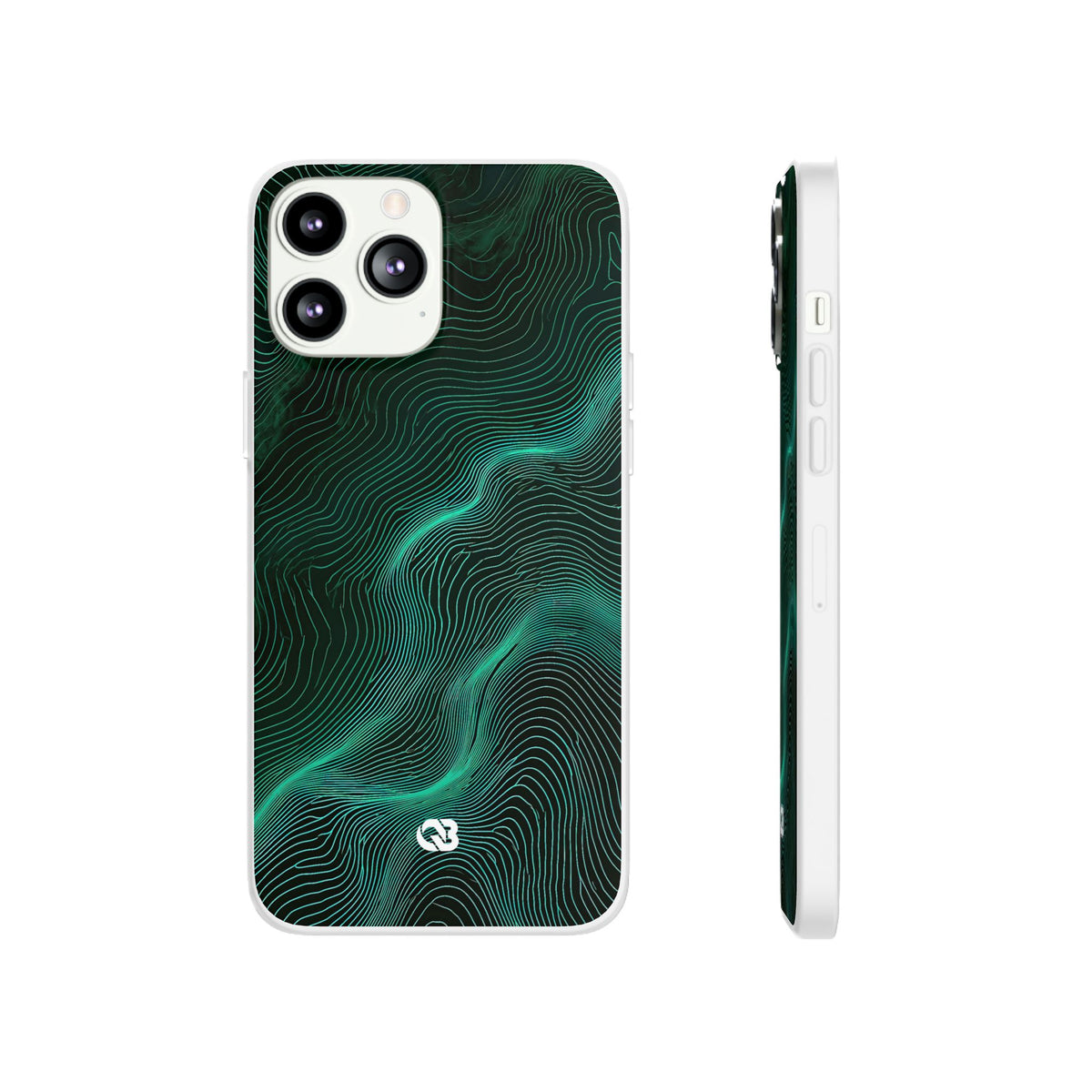 Emerald Topo Ridge · Lite Phone Case for iPhone ·  Green
