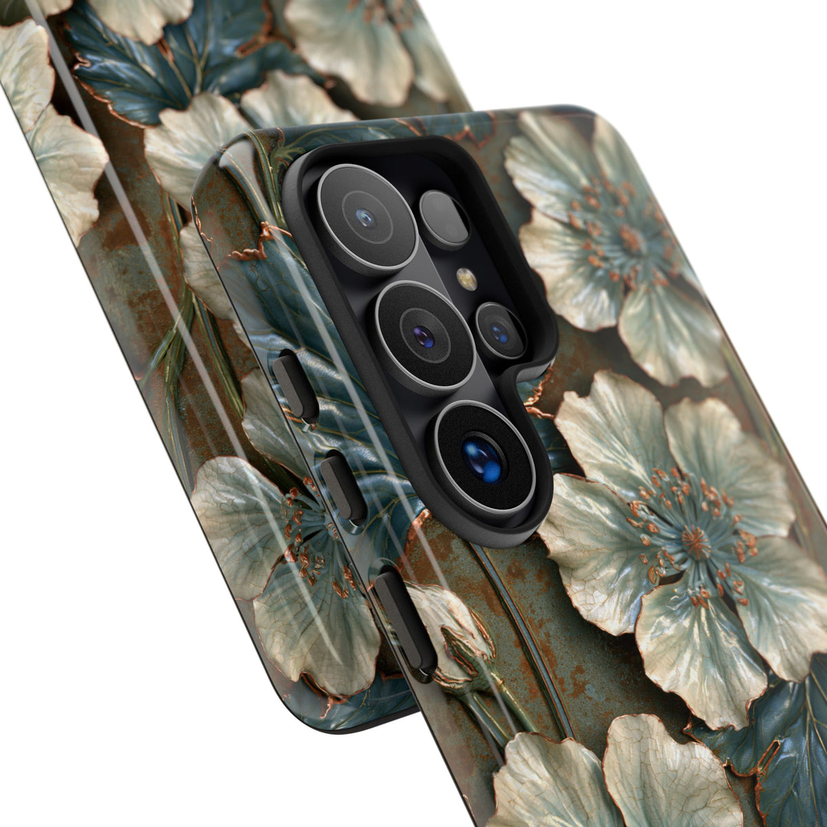 Gilded Blossom Reverie · Tough Phone Case for Samsung · Teal