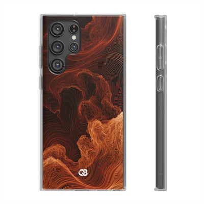 Amber Filament · Lite Phone Case for Samsung · Orange