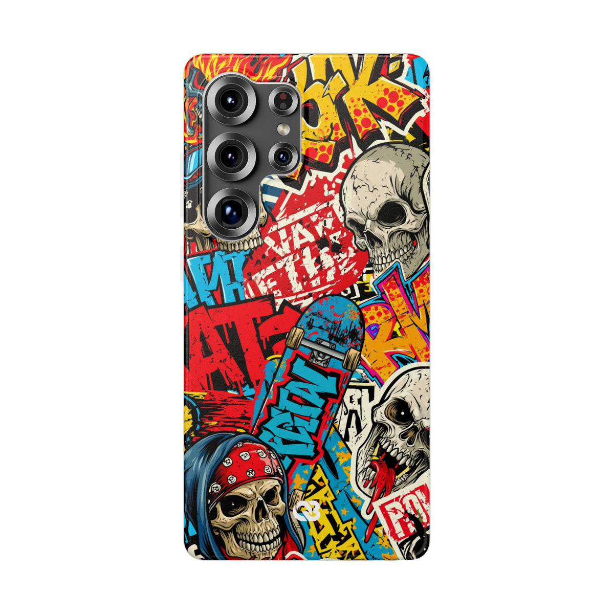 Skate Skull Riot · Lite Phone Case for Samsung · Red