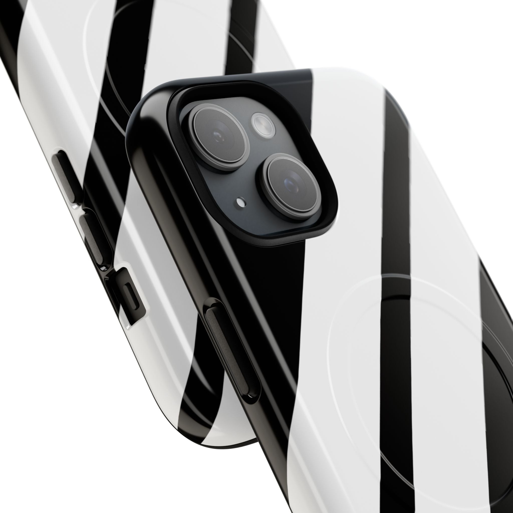 Obsidian White Bars · Tough+ Phone Case for iPhone · Magsafe