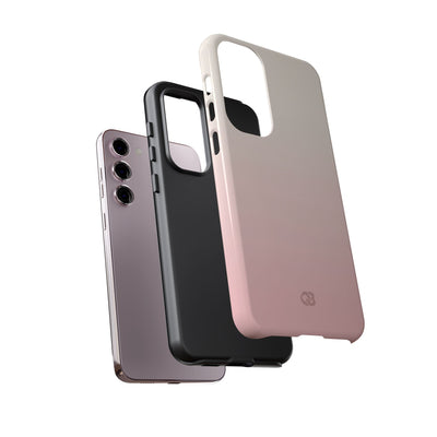 Pink Tough Phone Case for Samsung - Frosted Blush Horizon
