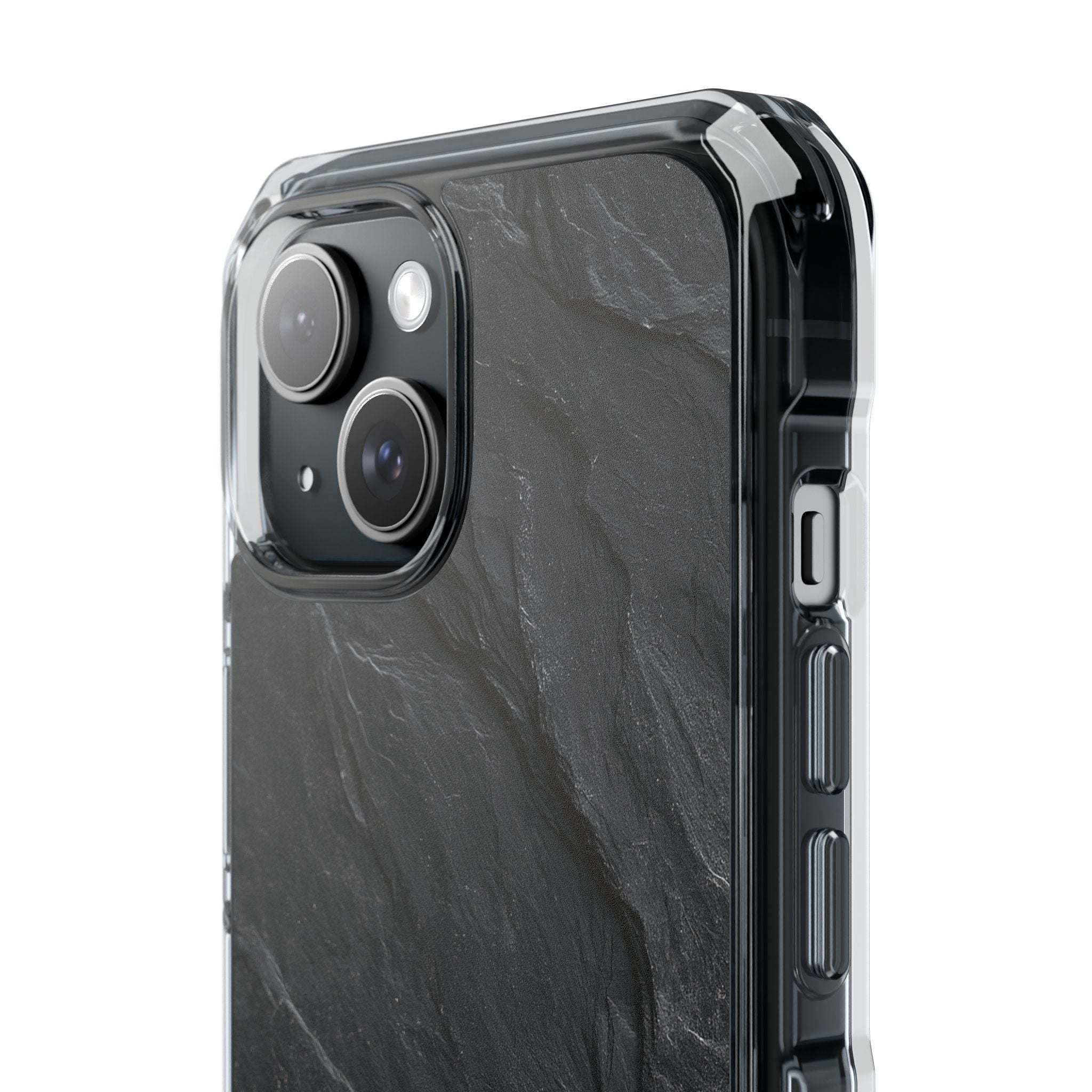 Black Impact MagSafe Phone Case for iPhone - Midnight Slate Ridge
