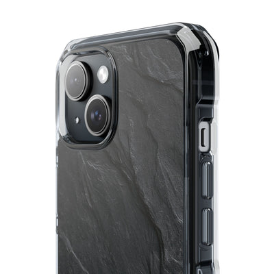Black Impact MagSafe Phone Case for iPhone - Midnight Slate Ridge