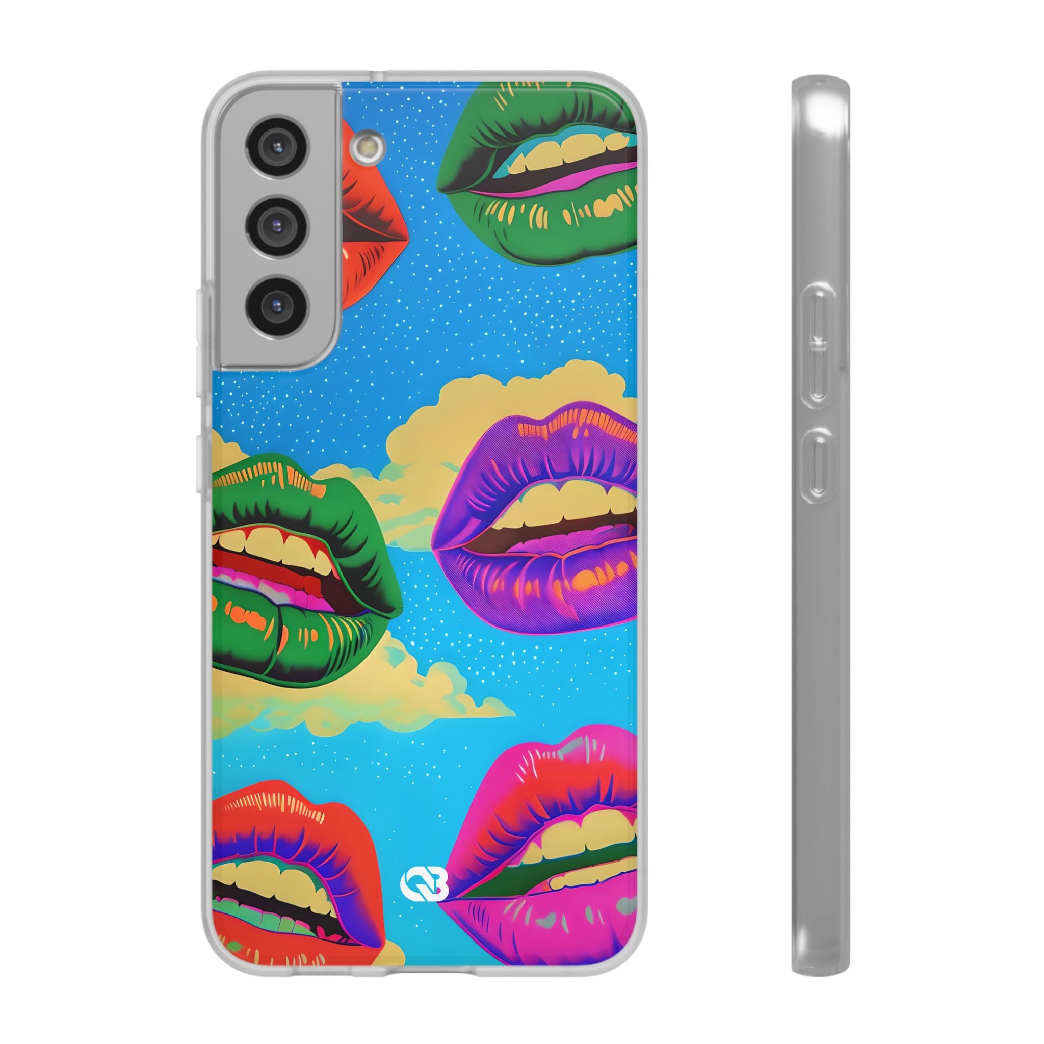 Electric Cosmic Lips · Soft Handyhülle für Samsung
