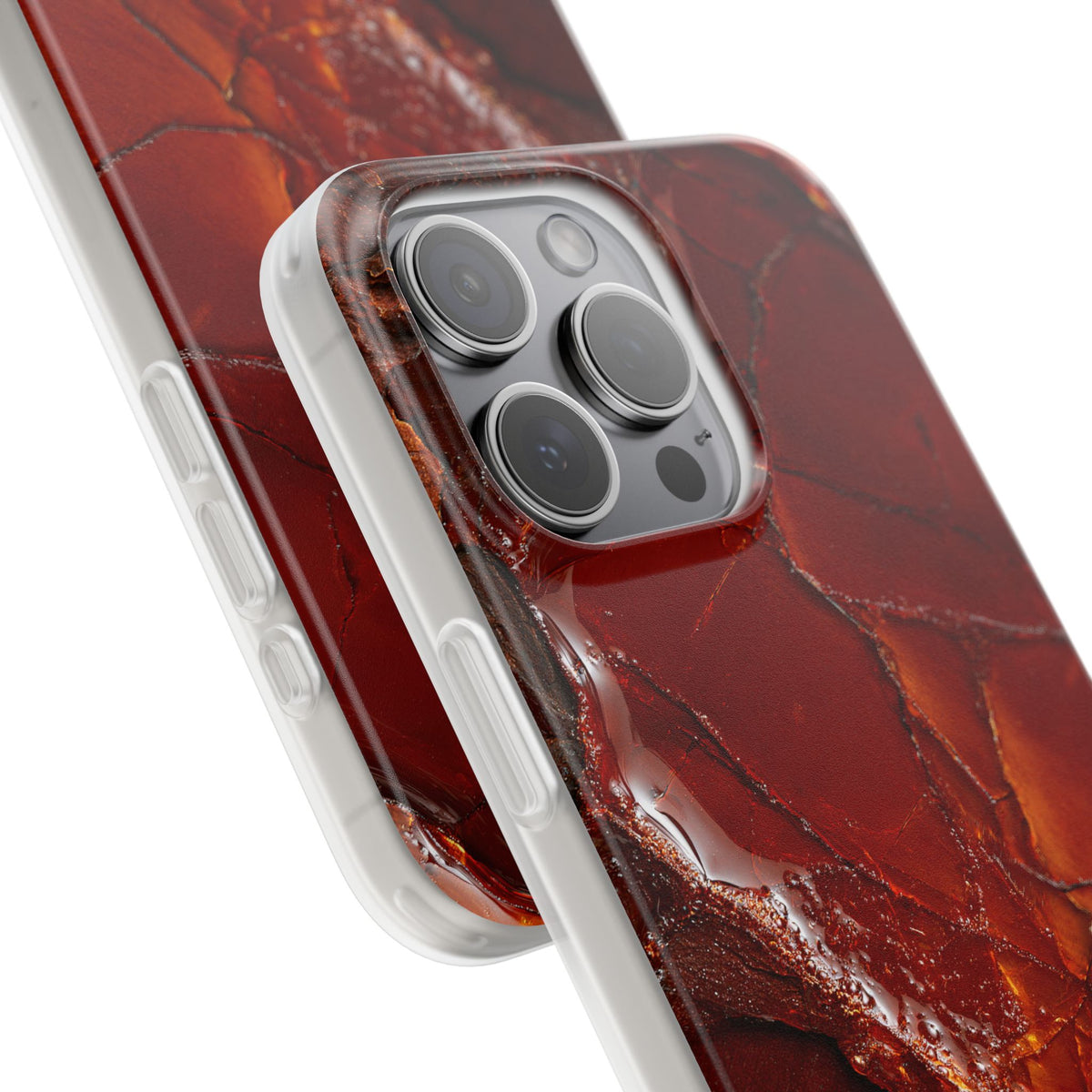 Amber Embrace · Lite Phone Case for iPhone ·  Brown