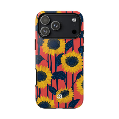 Solar Navy Bloom · Tough Phone Case for iPhone
