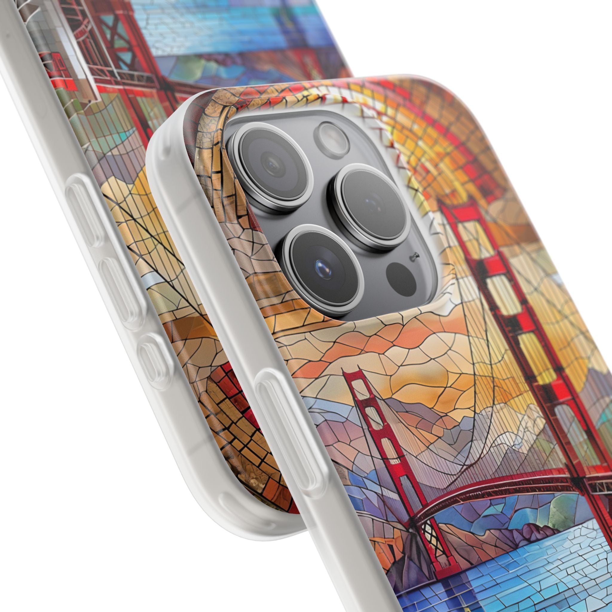 Crimson Arch Coast · Soft Custodia per iPhone