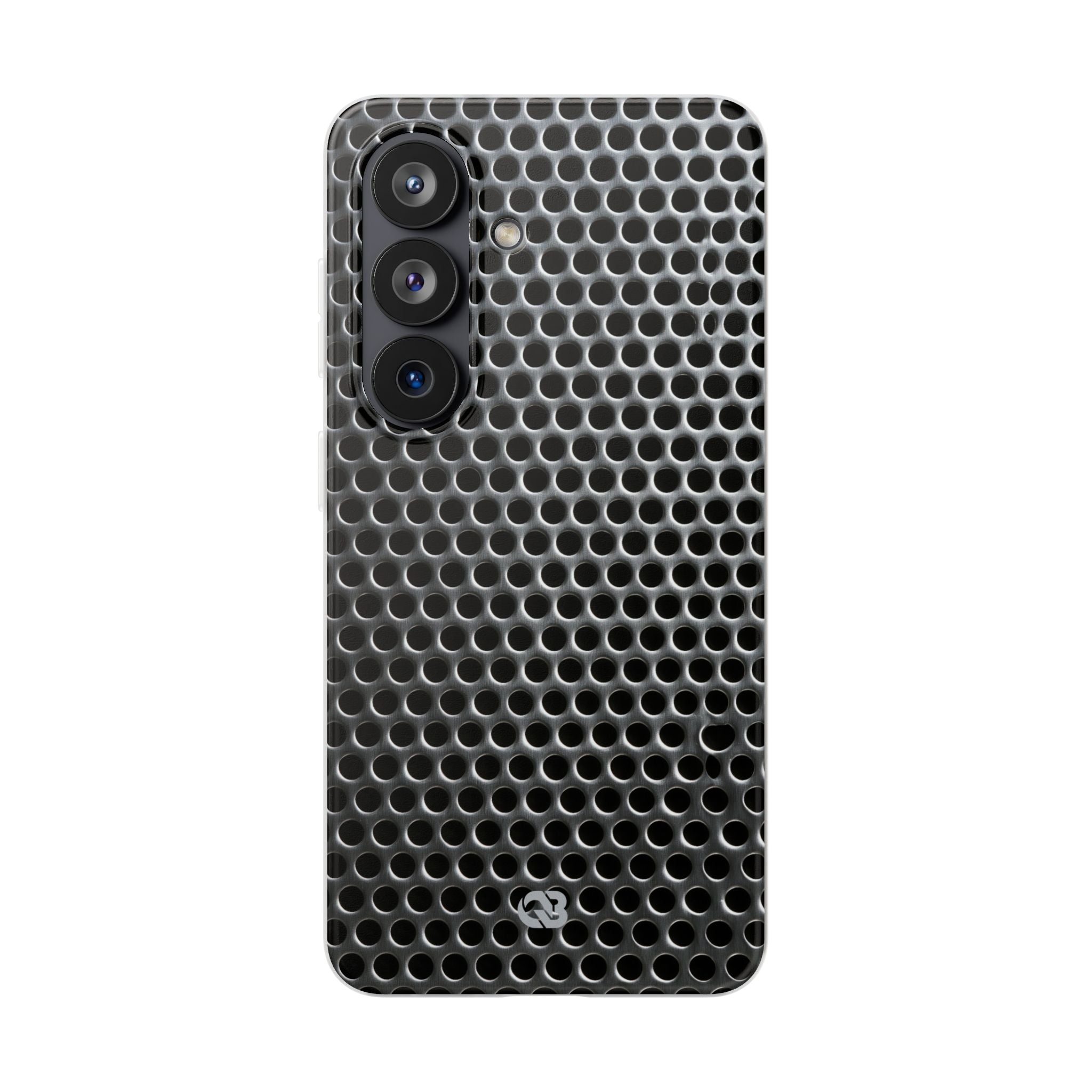 Silver Lite Phone Case for Samsung - Brutalist Steel Mesh