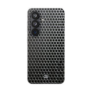 Silver Lite Phone Case for Samsung - Brutalist Steel Mesh