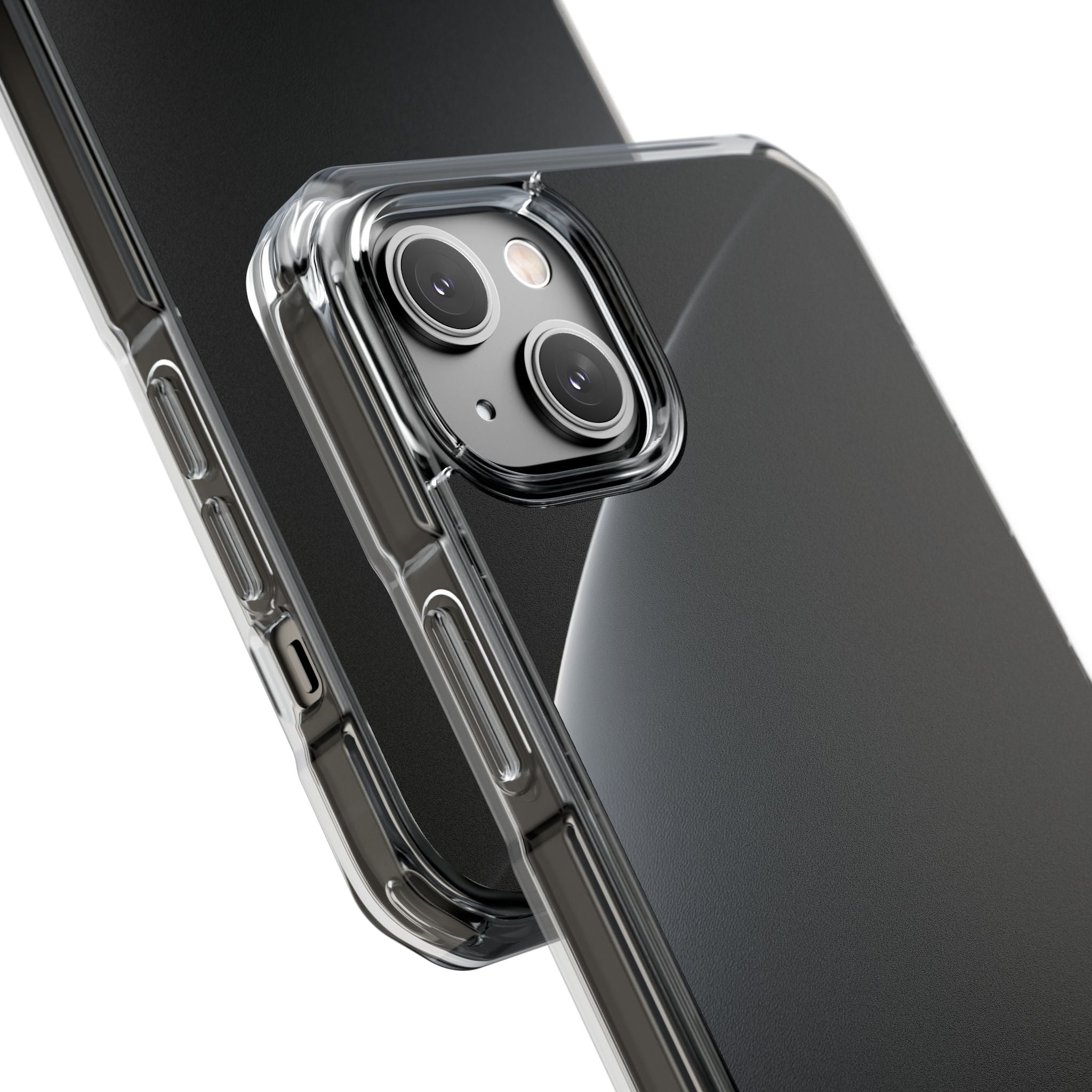 Black Impact MagSafe Phone Case for iPhone - Obsidian Lunar Arch