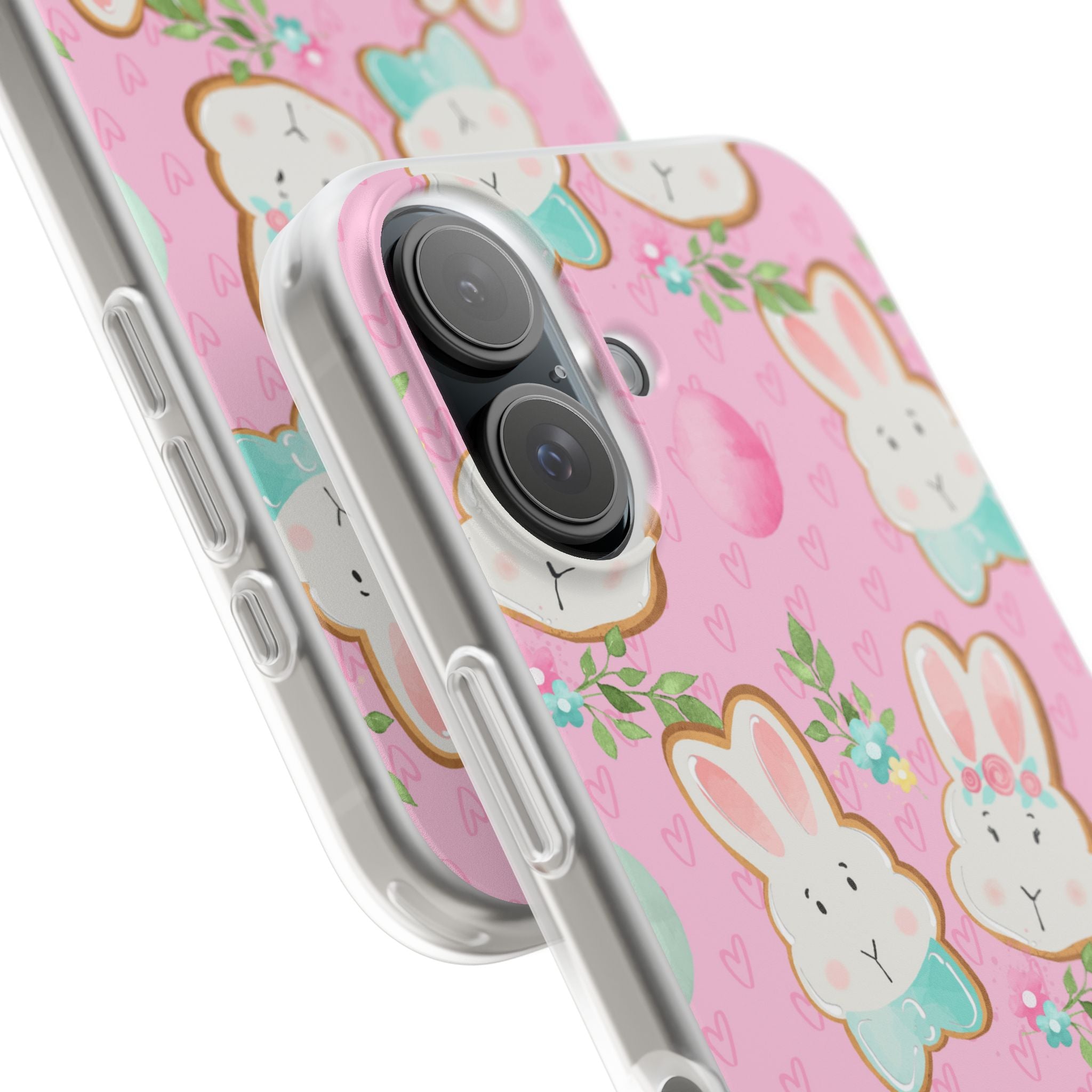 Bunny Blossom iPhone 16 Case - Soft