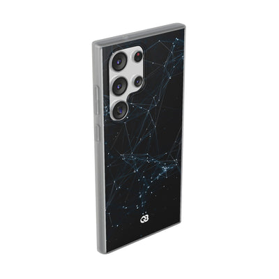 Black Lite Phone Case for Samsung - Arctic Neural Mesh