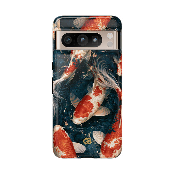 Imperial Nishikigoi · Tough Phone Case for Pixel ·  Blue