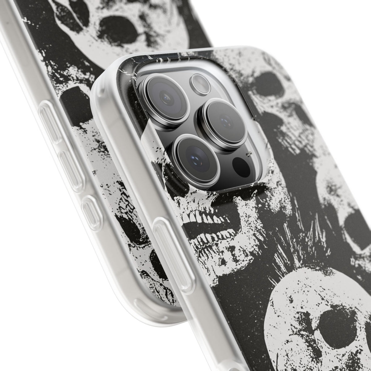 Punk Skull Riot · Lite Phone Case for iPhone ·  Black