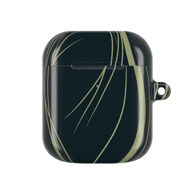 Serpentine Reeds · Hard Case for AirPods & AirPods Pro · Green