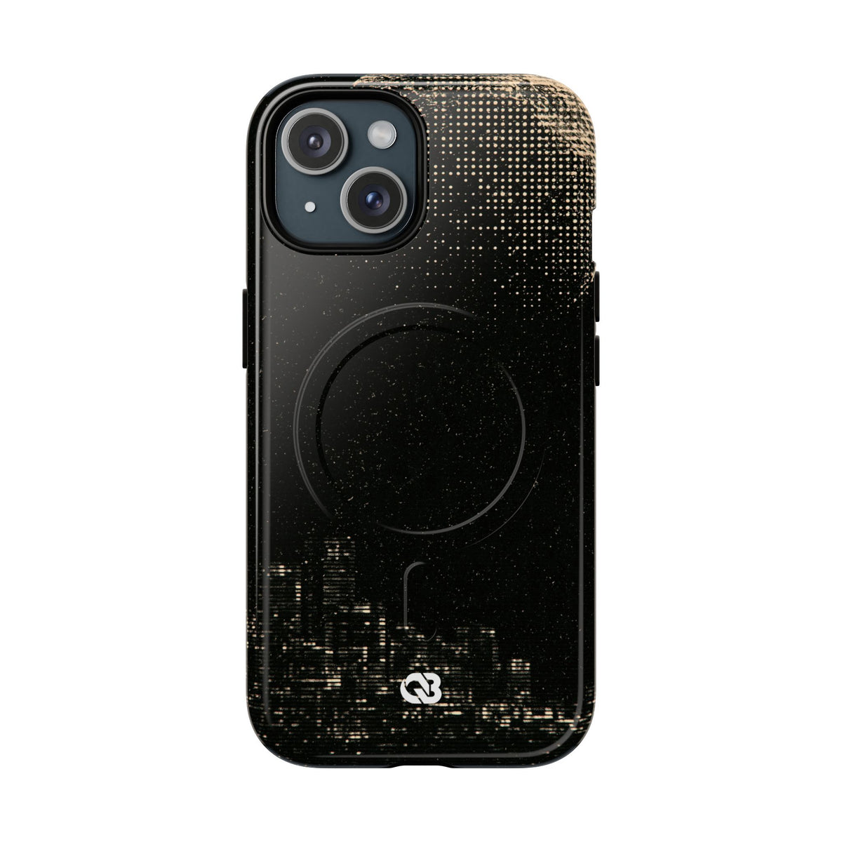 Lunar Metropolis Nocturne · Tough 2.0 Magnetic Phone Case for iPhone · Black