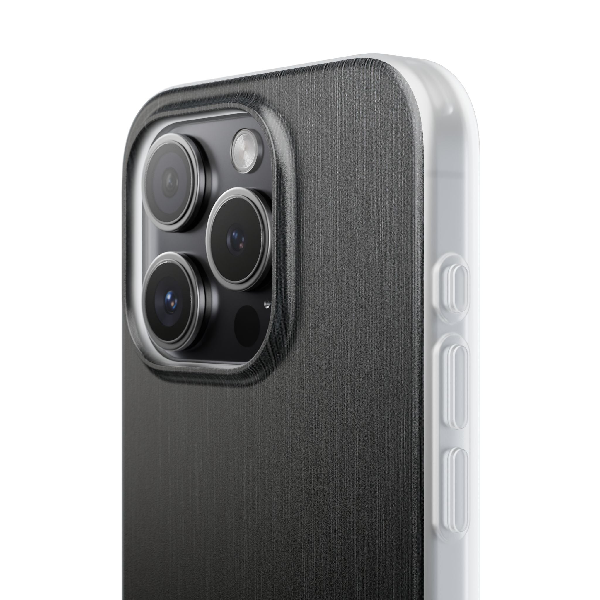Black Lite Phone Case for iPhone - Brushed Obsidian Slate