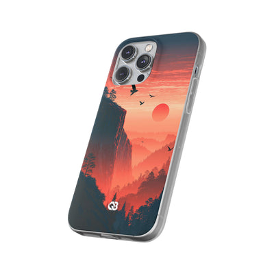Orange Lite Phone Case for iPhone - Crimson Ridge Flight