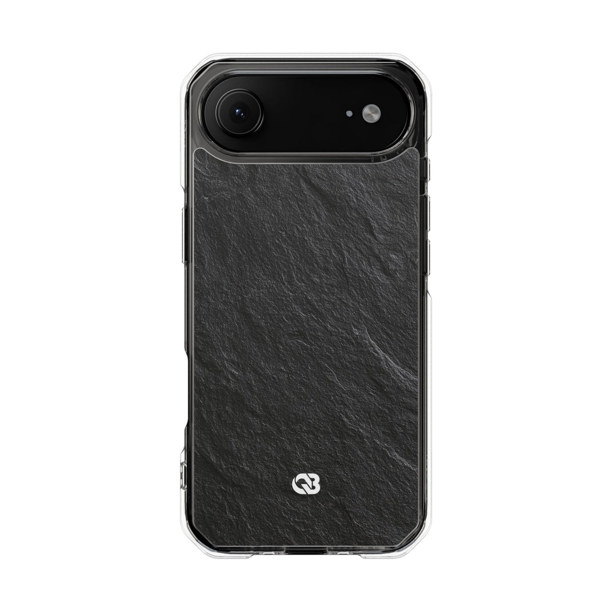 Obsidian Slate · Clear Impact Magnetic Phone Case for iPhone ·  Black