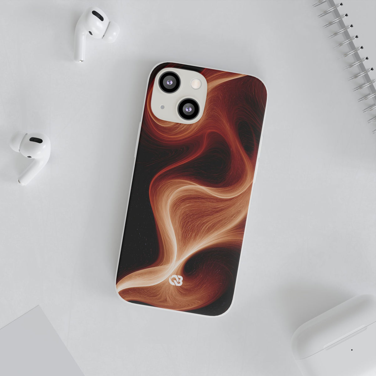 Solar Ember Flow · Lite Phone Case for iPhone ·  Orange