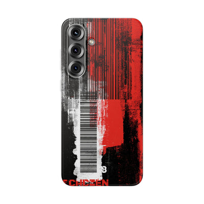 Distorted Barcode · Lite Phone Case for Samsung · Black