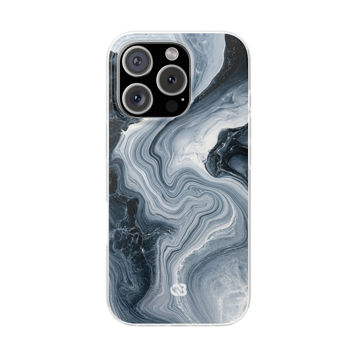 Suminagashi Ink Flow · Lite Phone Case for iPhone ·  Grey