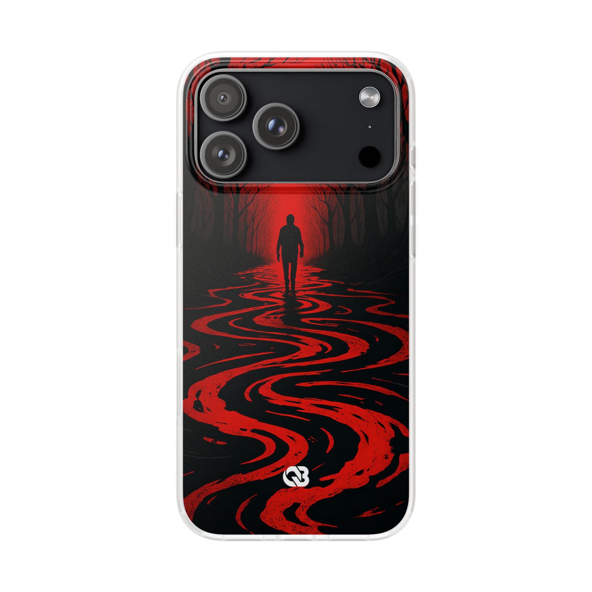 Crimson Shadow Path · Soft Phone Case for iPhone