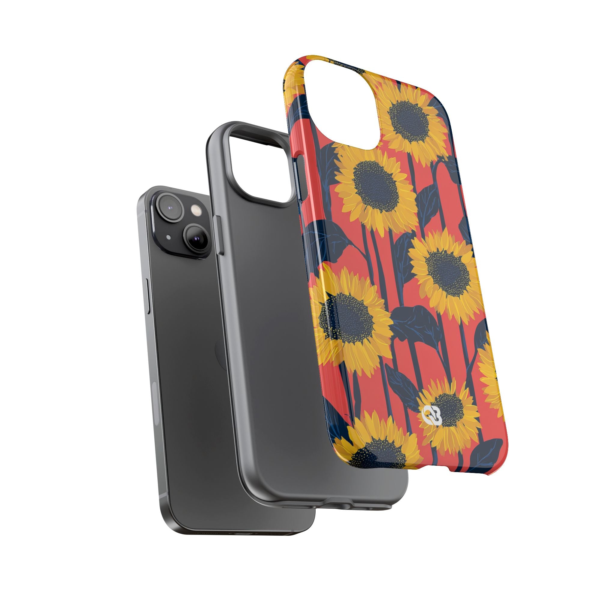 Solar Navy Bloom · Tough Phone Case for iPhone