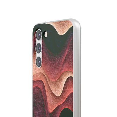 Rose Contour Waves · Lite Phone Case for Samsung · Pink