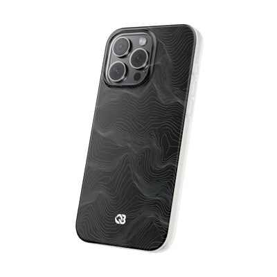 Obsidian Contour Elevation · Lite Phone Case for iPhone ·  Black