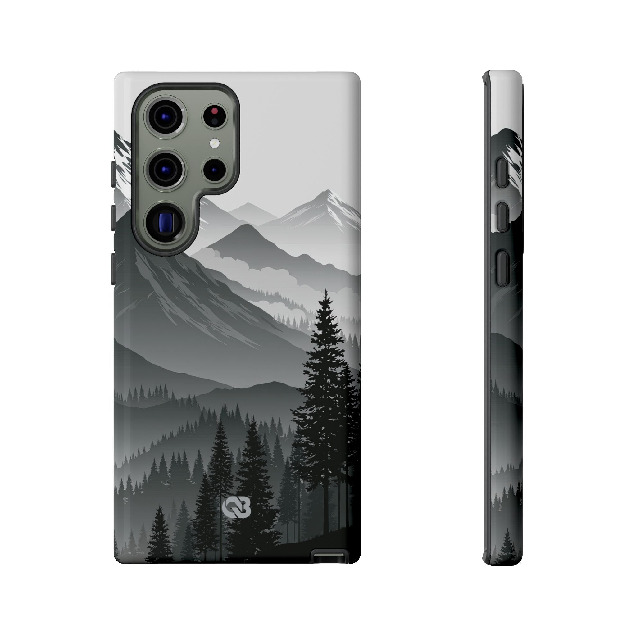 Grey Tough Phone Case for Samsung - Granite Ridge Mist
