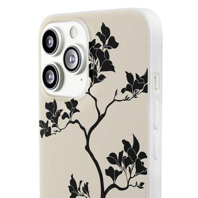 Ebony Magnolia · Lite Phone Case for iPhone ·  Beige