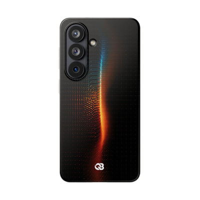 Luminous Refraction Grid · Lite Phone Case for Samsung · Black