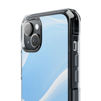 Blue Impact MagSafe Phone Case for iPhone - Glacial Blue Silk