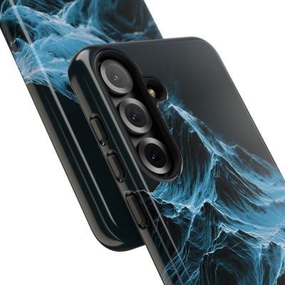 Nordic Frost Peak · Tough Phone Case for Samsung · Blue
