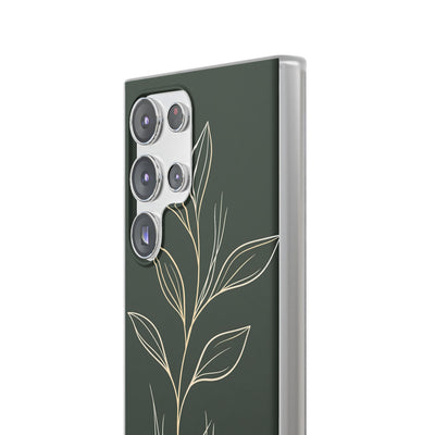 Green Lite Phone Case for Samsung - Deep Moss Willow