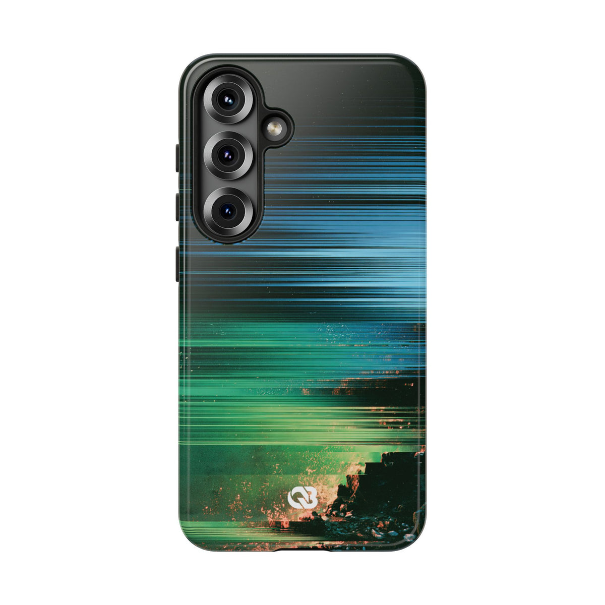 Digital Shoreline Drift · Tough Phone Case for Samsung · Teal
