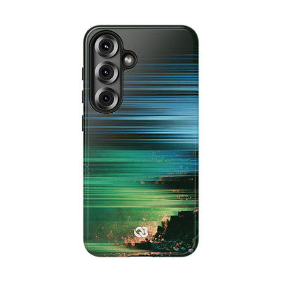 Digital Shoreline Drift · Tough Phone Case for Samsung · Teal