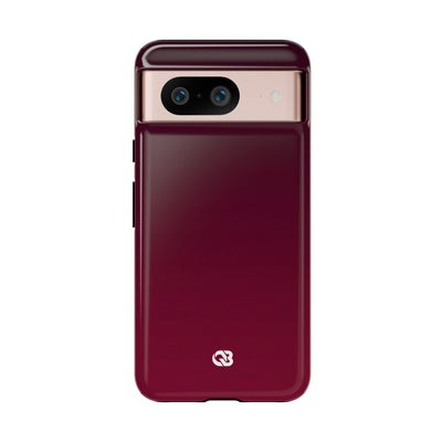 Red Tough Phone Case for Google Pixel - Deep Sangria Gradient