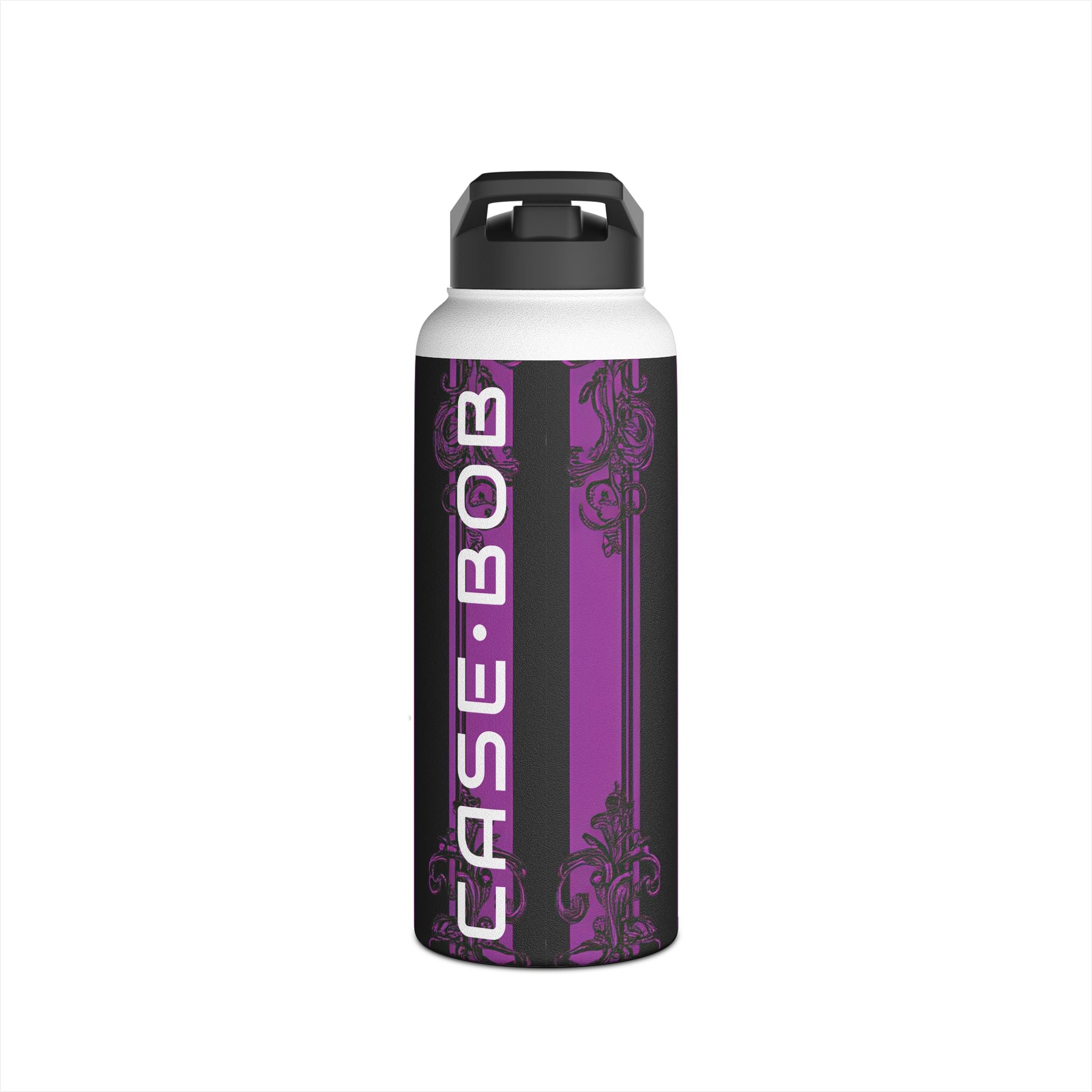 Baroque Stripes - Stainless Steel Water Bottle