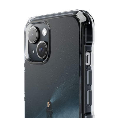 Nordic Coastal Beacon · Clear Impact Magnetic Phone Case for iPhone · Blue