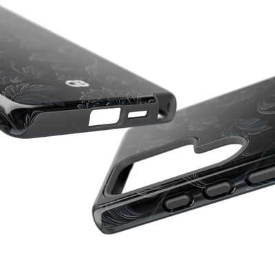 Obsidian Damask · Tough Phone Case for Samsung · Black