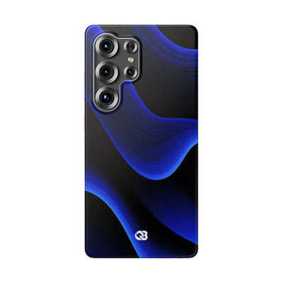 Blue Lite Phone Case for Samsung - Electric Cobalt Flow