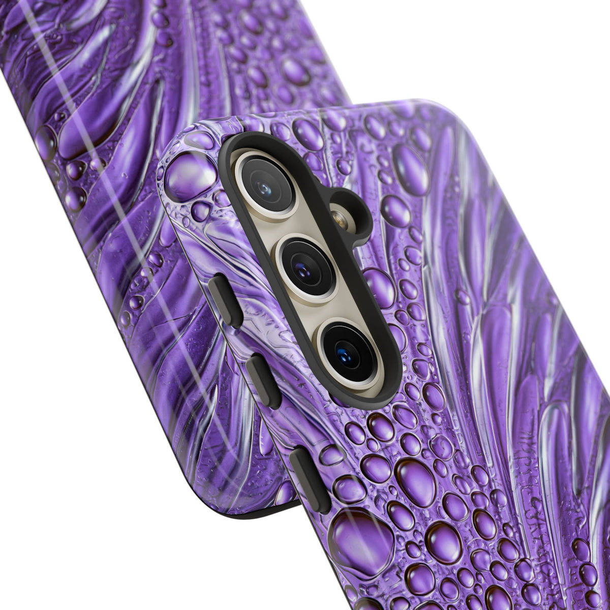 Violet Liquid Gel · Tough Phone Case for Samsung · Purple