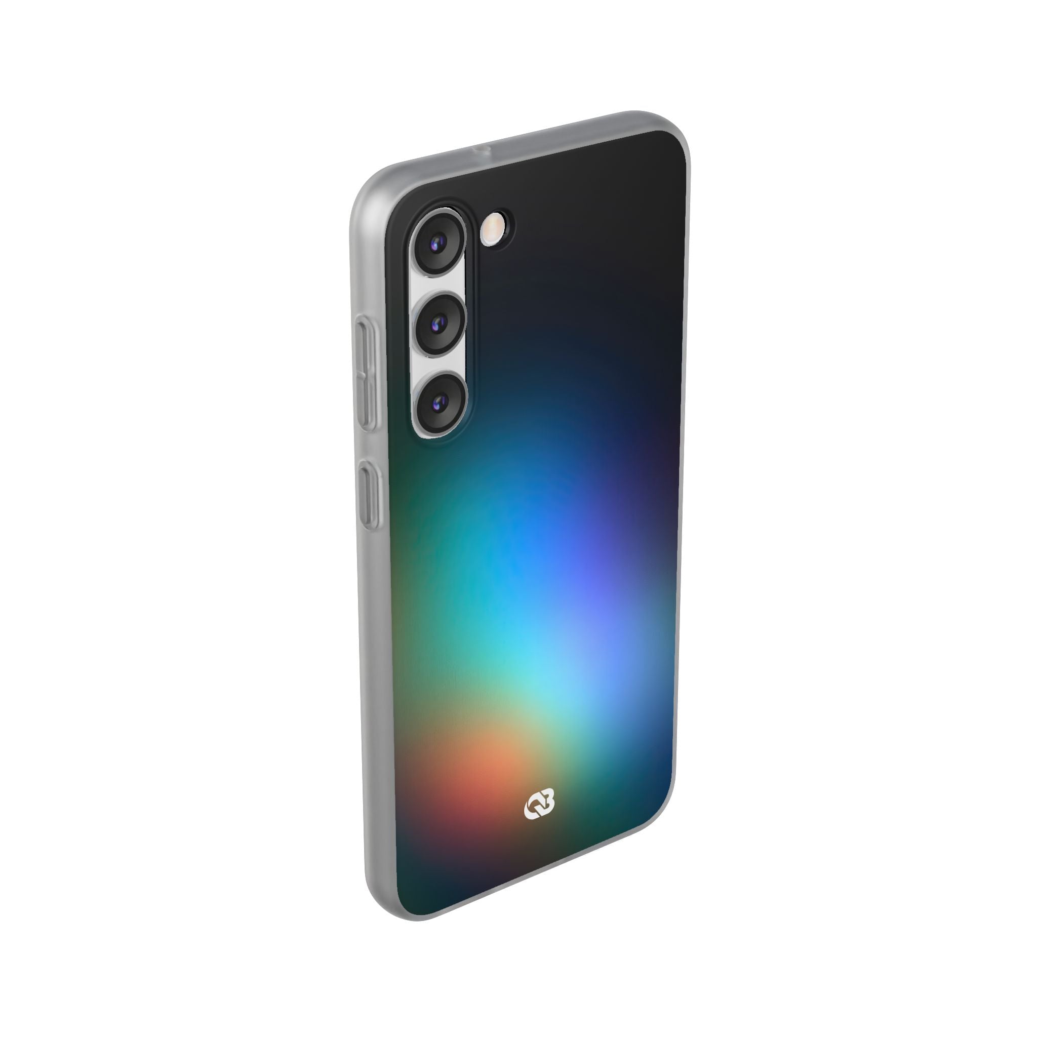 Black Lite Phone Case for Samsung - Electric Prism Grain