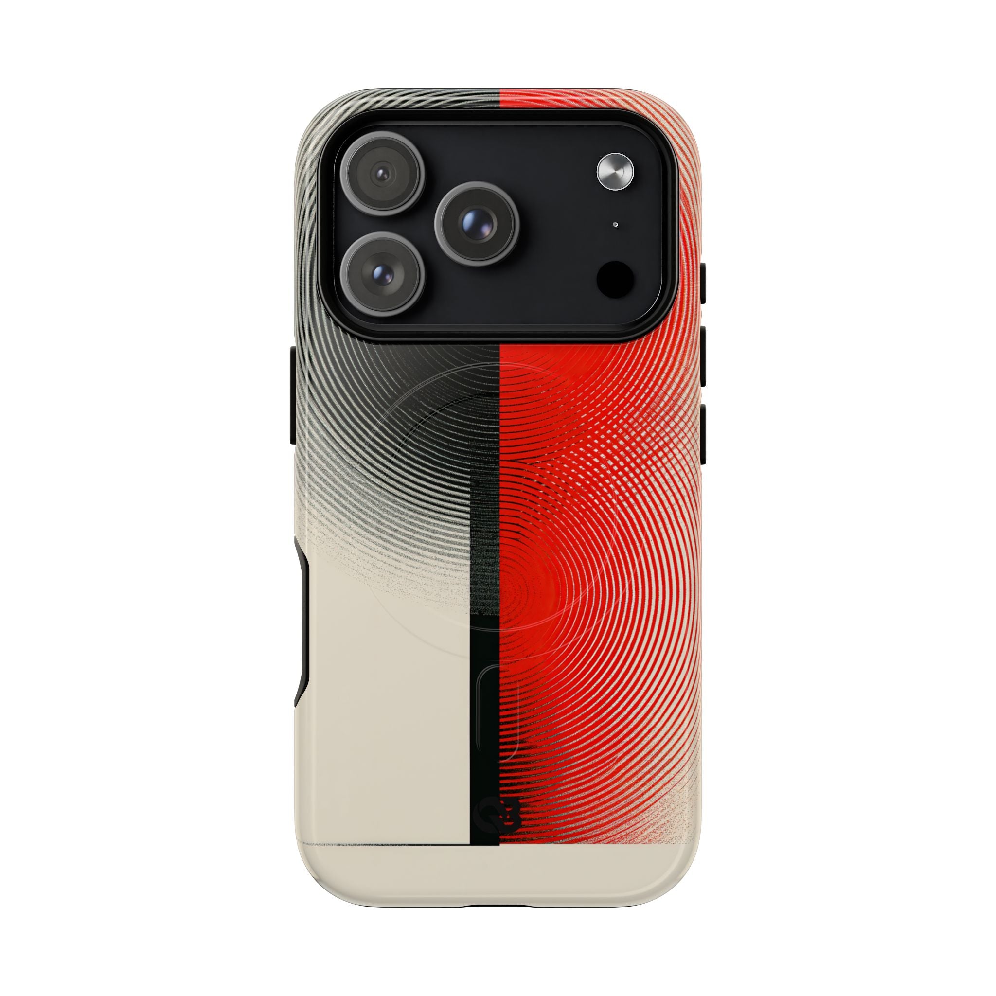 Red Tough 2.0 Magsafe Phone Case for iPhone - Split Signal Red