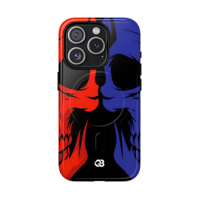 Crimson Cobalt Skulls · Tough+ Phone Case for iPhone · Magsafe