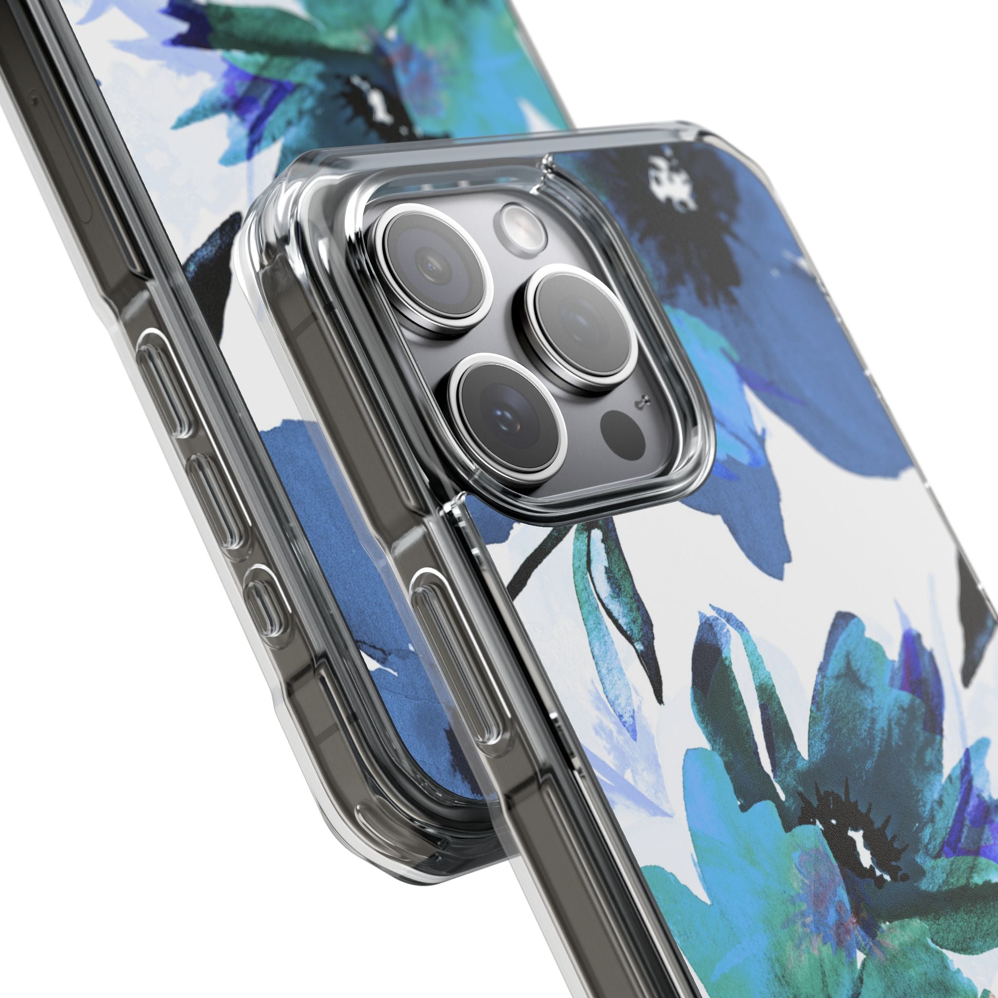 Blauwe Bloesem Stralings iPhone 15 Pro Max Case - Impact