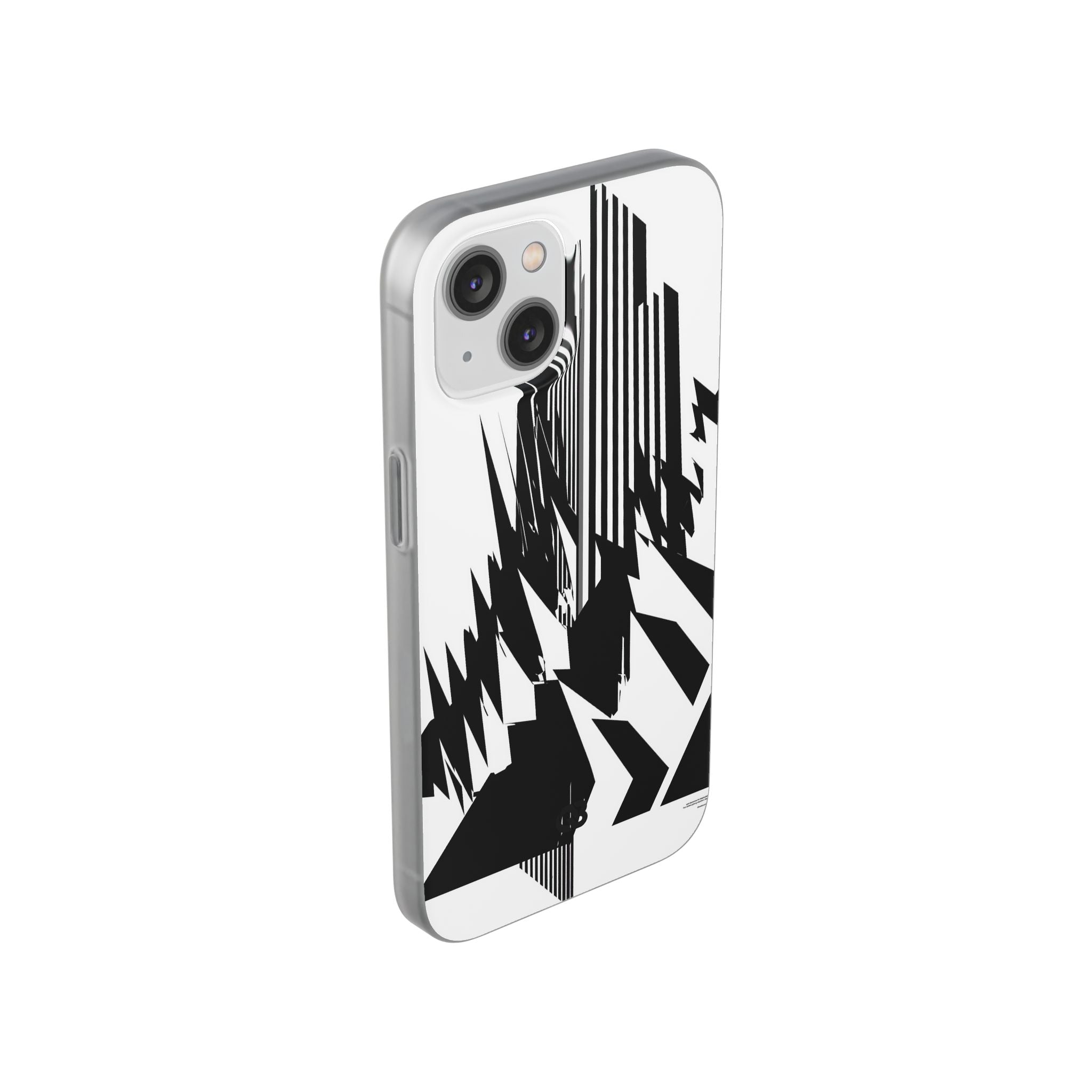White Lite Phone Case for iPhone - Shattered Vector Spire